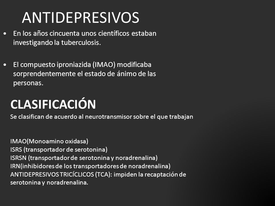 Antidepresivos con efecto perdida de peso